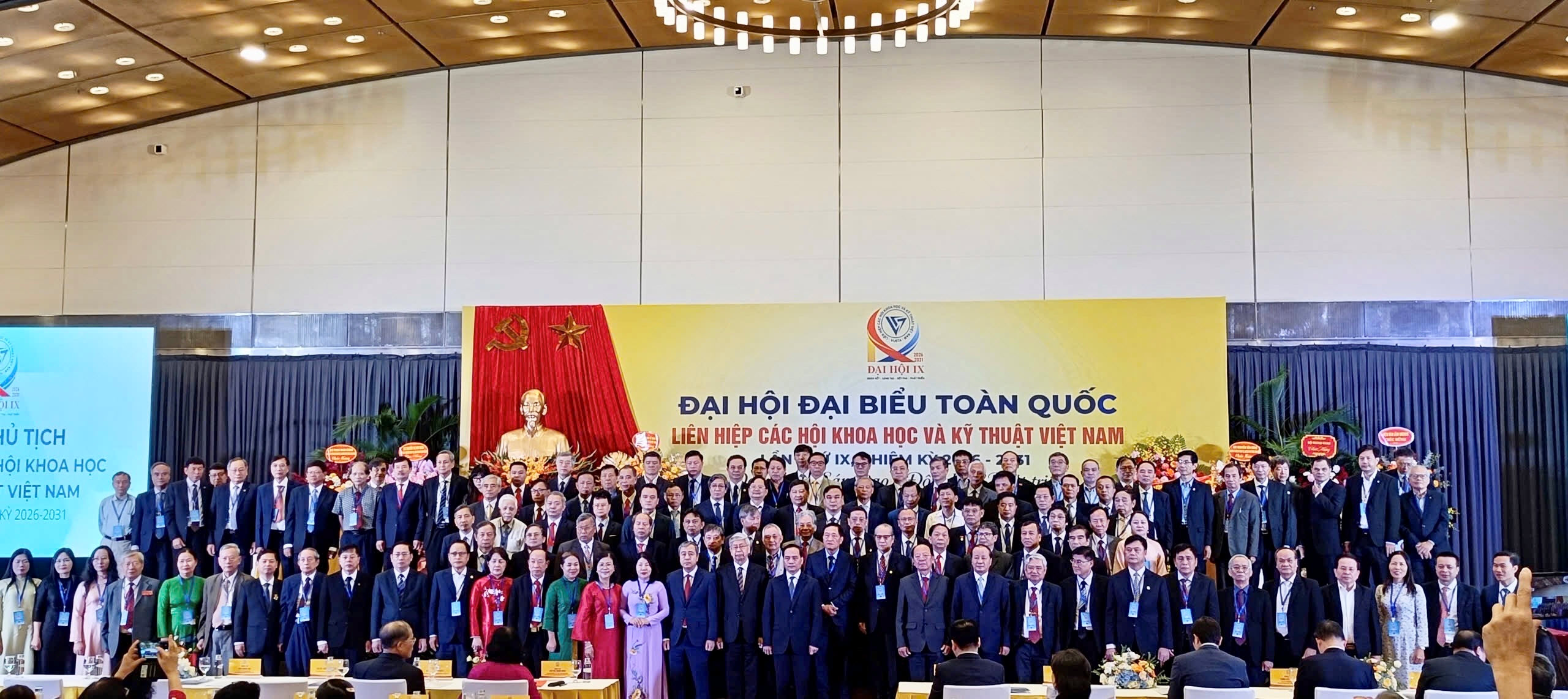 CHÀO MỪNG THÀNH CÔNG  ĐẠI HỘI ĐẠI BIỂU TOÀN QUỐC LẦN THỨ IX – LIÊN HIỆP CÁC HỘI KHOA HỌC VÀ KỸ THUẬT VIỆT NAM